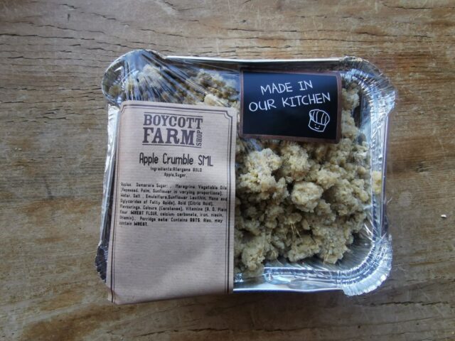 Apple crumble (small)