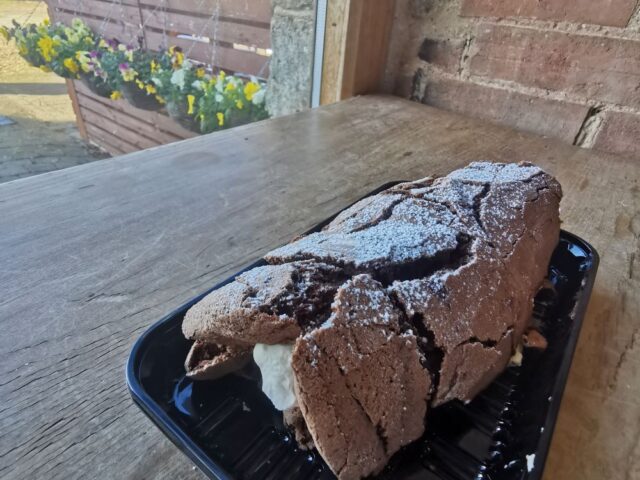 Chocolate roulade (half)